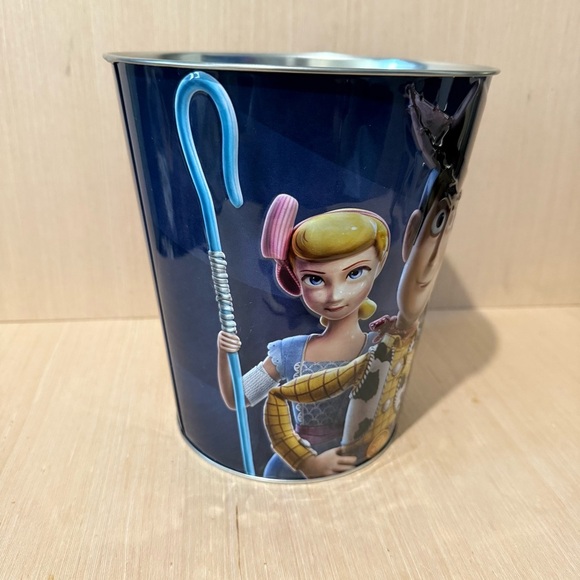 Toy Story 4 AMC Popcorn Collectible Tin Bucket Woody Bo Peep Buzz 8" Brand New! - Picture 5 of 11